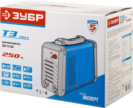 Сварочный инвертор ММА ЗАС-Т3-250 серия ПРОФЕССИОНАЛ купить в Магнитогорске