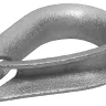 Коуш ЗУБР DIN 6899, оцинкованный, 6мм, 2 шт 4-304496-06 купить в Магнитогорске