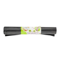 Пакеты для мусора 120 л 10 шт пвд прочные черные длинный ролик Elfe 92726