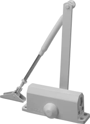 Доводчик дверной ЗУБР "ПРОФЕССИОНАЛ" для дверей массой до 40 кг цвет белый 37911-50