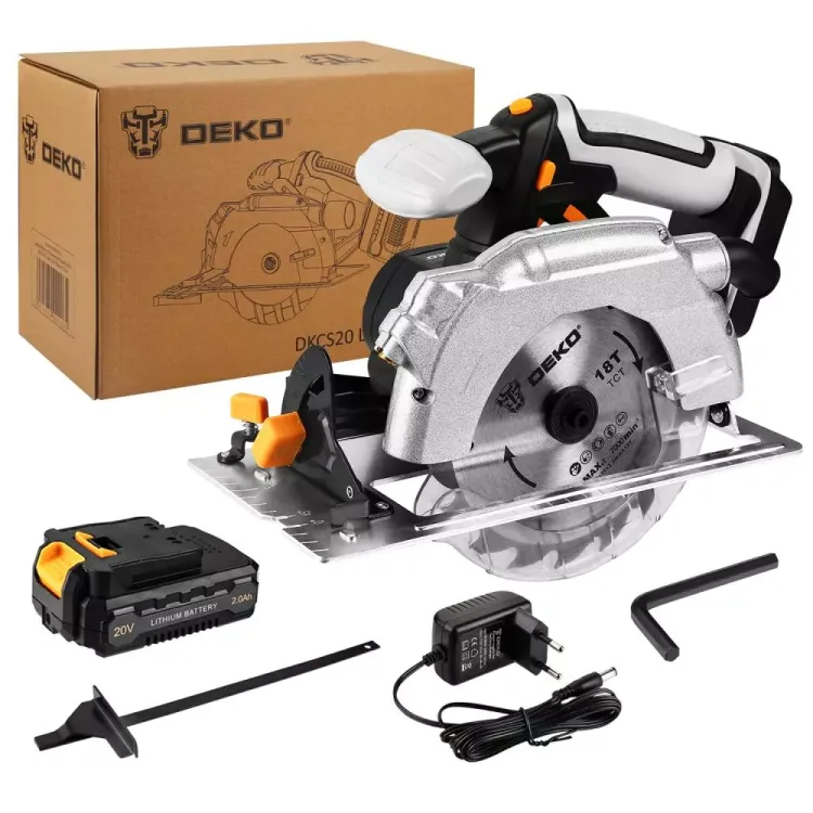 Пила дисковая аккумуляторная DEKO DKCS20 Laser, 063-4205 купить в Магнитогорске