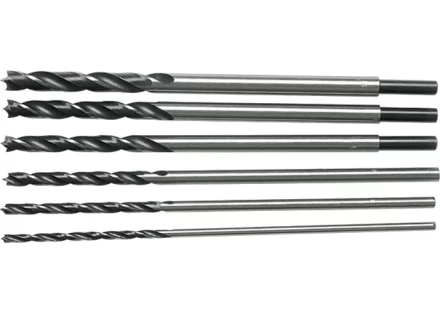 Набор сверл по дереву 6-8-10-12-13-14 мм L 300 мм 6 штук цилиндрический хвостовик СИБРТЕХ 702235 купить в Магнитогорске