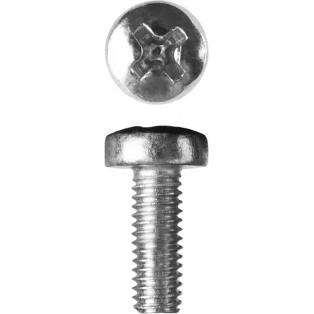 Винт ЗУБР &quot;МАСТЕР&quot; DIN 7985, класс прочности 4.8, оцинкованный, M3x10мм, 5кг 303150-03-010 купить в Магнитогорске