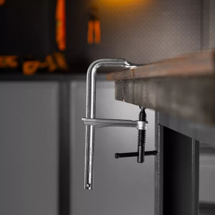 Струбцина F-образная Denzel, 80x200мм, кованая 20465 купить в Магнитогорске