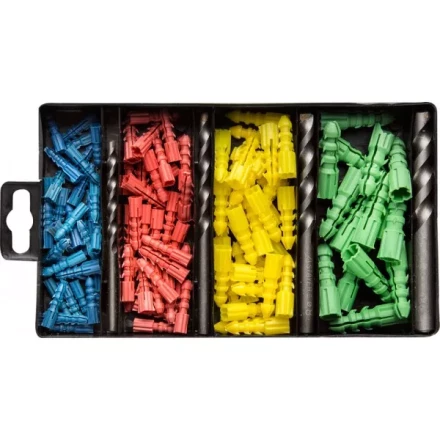 Набор STAYER Свeрла &quot;MASTER&quot; по бетону, с дюбелями, 5; 6; 8; 10мм, 120 предметов 29111-H4-120 купить в Магнитогорске