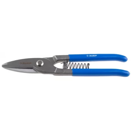 Ножницы по металлу цельнокованые ЗУБР 220мм, прямые, усиленные, твердость HRC 58-61 23012-25_z01 купить в Магнитогорске