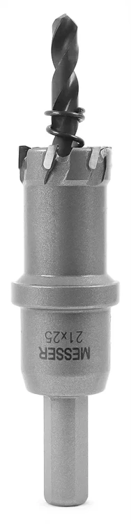 ТСТ коронка MESSER 21X25 с центрирующим сверлом и толкающей пружиной купить в Магнитогорске