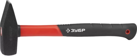 Молоток с фиберглассовой рукояткой, ЗУБР &quot;МАСТЕР&quot; 20020-15, кованый, 1500 г 20020-15 купить в Магнитогорске