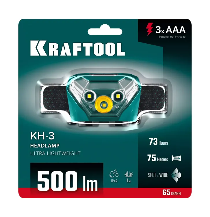 Налобный фонарь KH-3 56456 купить в Магнитогорске