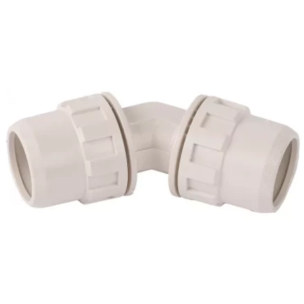 Соединитель ЗУБР &quot;ШиреФит&quot; угловой 45° &quot;штуцер с гайкой - штуцер с гайкой&quot;, 32мм 51491-32 купить в Магнитогорске