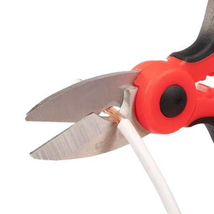 Ножницы электрика универсальные КВТ ES-02 для резки проводов до 6 мм (102358) купить в Магнитогорске