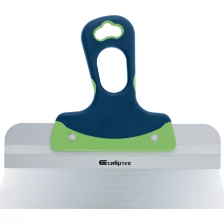 Шпатель фасадный, нержавеющая сталь, 450 мм, 2-компонентная ручка  СИБРТЕХ 85577 купить в Магнитогорске