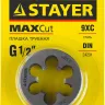 Плашка круглая ручная STAYER "MASTER", сталь 9ХС, для трубной резьбы G 1/2`` 28029-1/2 купить в Магнитогорске