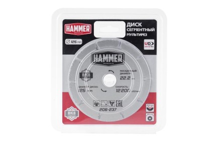 Круг алмазный HAMMER 206-237 купить в Магнитогорске