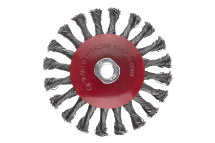 Кордщетка HAMMER тарелка 125мм для УШМ витая сталь (207-113) купить в Магнитогорске