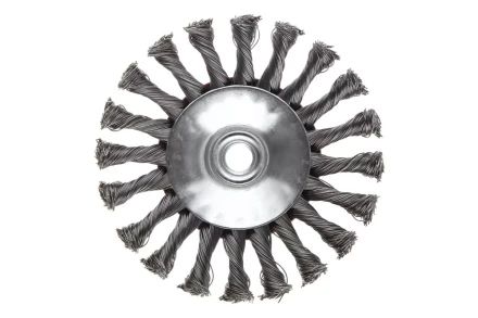 Кордщетка HAMMER тарелка 125мм для УШМ витая сталь (207-113) купить в Магнитогорске