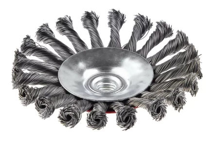 Кордщетка HAMMER тарелка 125мм для УШМ витая сталь (207-113) купить в Магнитогорске