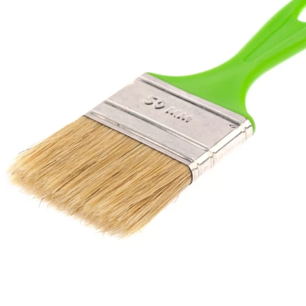 Кисть флейцевая &quot;Евро&quot;, 50 x 8, натуральная щетина, пластиковая ручка Сибртех 83302 купить в Магнитогорске