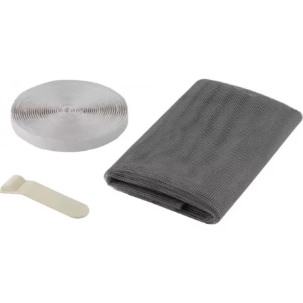 Сетка STAYER &quot;COMFORT&quot; противомоскитная для окна, с крепежной лентой, серая, ПЭТ, 1,1 х 1,3м 12481-11-13 купить в Магнитогорске