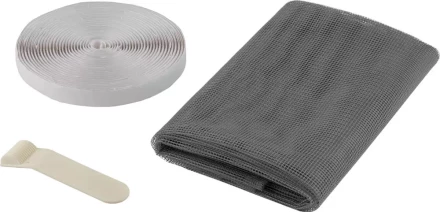 Сетка STAYER &quot;COMFORT&quot; противомоскитная для окна, с крепежной лентой, серая, ПЭТ, 1,1 х 1,3м 12481-11-13 купить в Магнитогорске