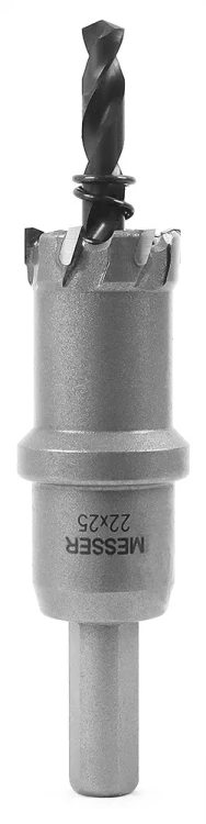 ТСТ коронка MESSER 22X25 с центрирующим сверлом и толкающей пружиной купить в Магнитогорске