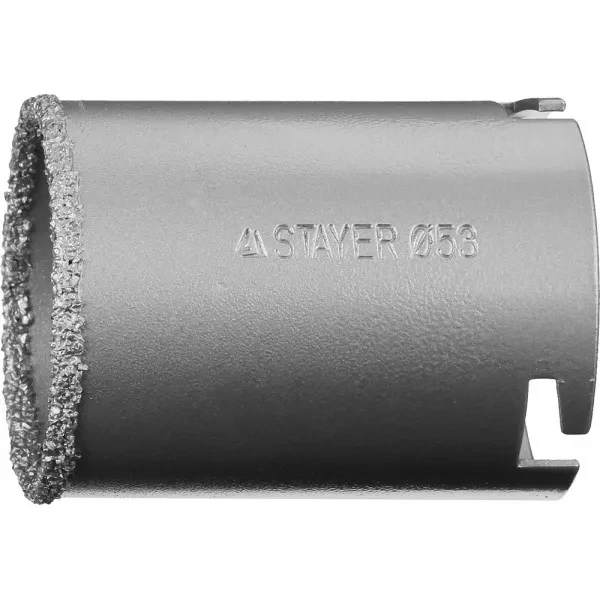 Коронка STAYER "PROFESSIONAL" кольцевая с карбидно-вольфрамовой крошкой, d=53мм 33345-53 купить в Магнитогорске