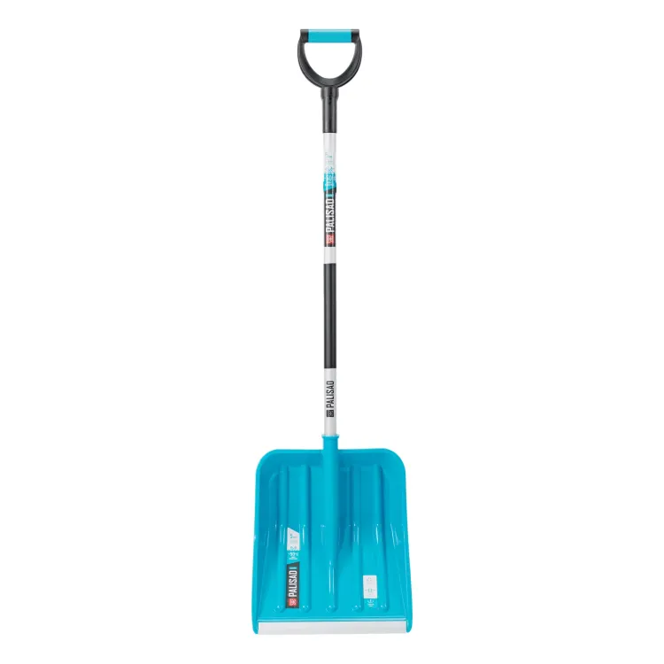 Лопата для уборки снега Palisad 61776, полипропилен, 350х405х1300мм, алюминиевый черенок, ПВХ накладка, LUXE купить в Магнитогорске