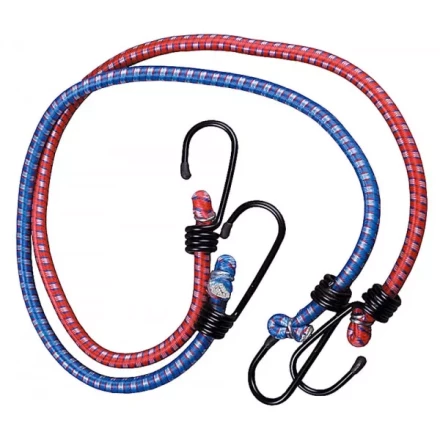 Шнур ЗУБР крепежный резиновый, со стальными крюками, 100см, 2шт 4-40507-100 купить в Магнитогорске