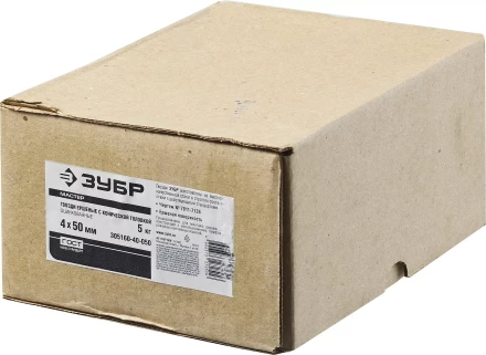 Гвозди ершеные с конической головкой чертеж № 7811-7459 коробка 5 кг серия МАСТЕР купить в Магнитогорске