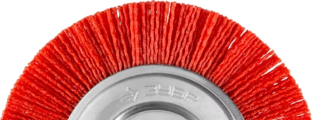 ЗУБР &quot;ПРОФЕССИОНАЛ&quot;. Щетка дисковая для дрели, нейлоновая проволока с абразивным покрытием, 63мм 35161-063_z02 купить в Магнитогорске