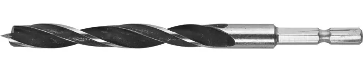 ЗУБР "ЭКСПЕРТ". Сверло по дереву, М-образная заточка, шестигранный хвостовик 1/4", 8х110мм 29423-110-08 купить в Магнитогорске