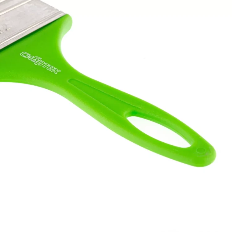 Кисть флейцевая "Евро", 75 x 8, натуральная щетина, пластиковая ручка Сибртех 83303 купить в Магнитогорске
