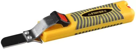 Съемник изоляции кабелей с дополнительным лезвием, 8 - 28 мм, STAYER 2-45303 купить в Магнитогорске