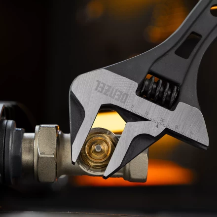 Ключ разводной Denzel 15750, 300 мм, CrV, кованый купить в Магнитогорске