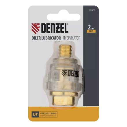 Лубрикатор ML2, 10 бар, 1/4&quot; Denzel 57003 купить в Магнитогорске