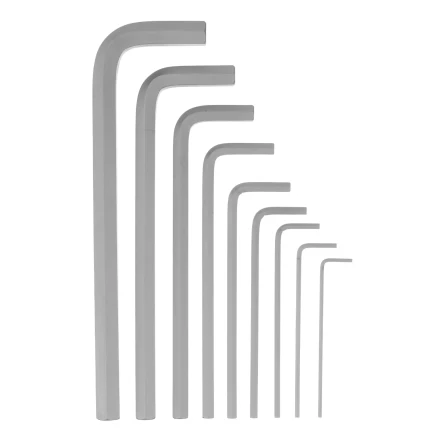 Набор ключей имбусовых, HEX, 2-12 мм, CrV, 9 шт., удлиненные Сибртех 123697 купить в Магнитогорске