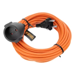 Удлинитель-шнур силовой Denzel Garden Series, б/з, ПВС, 10м, 1 розетка, 2 x 1,5 мм, 3 м 37403