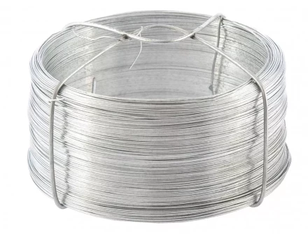 Проволока стальная оцинкованная 0,5 мм длина 200м Сибртех 47750 купить в Магнитогорске