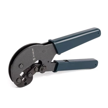 Пресс-клещи КВТ HT-106E для опрессовки F и BNC разъемов на коаксиальный кабель RG-58, RG-6, RG-11, RG-213 (85138) купить в Магнитогорске