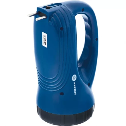 Фонарь поисковый с подзарядкой от розетки 220 В 15+10 LED батарея 800 мАч Stern 90537 купить в Магнитогорске