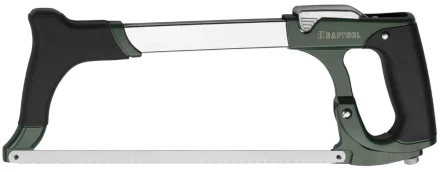 Ножовка по металлу KRAFTOOL GRAND, быстрое рычажное натяжение, биметаллическое полотно, обрезиненные рукоятки, 300 мм 15802_z01 купить в Магнитогорске