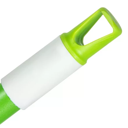 Щетка пластмассовая для чистки ковров, 27 cм, c черенком, 120 см, салатовая щетина, Home Palisad 935515 купить в Магнитогорске