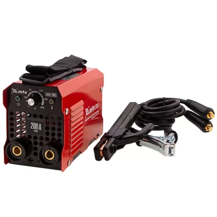 Инверторный аппарат дуговой сварки MMA-200S, 200 А, ПВ60%, диаметр электрода 1,6-5 мм MTX 94391 купить в Магнитогорске