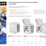 Блок STAYER "MASTER" "MAXIMA" розетка одноместная с заземлением и защитной крышкой, IP54, 16А, 220В, и выключатель двухклавишный, IP54, 10А, 220В 54313-W купить в Магнитогорске