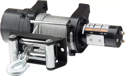 Лебедка автомобильная электрическая 4.5 т 12 В  DENZEL 520505 купить в Магнитогорске