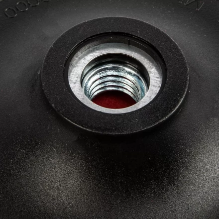 Насадка для дрели и УШМ с липучкой, 125 мм, с адаптером c М14 на d8 Сибртех 76235 купить в Магнитогорске