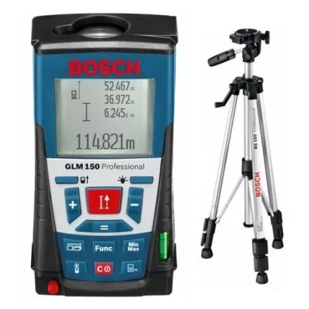 Лазерный дальномер Bosch GLM 250 + штатив BS 150 купить в Магнитогорске