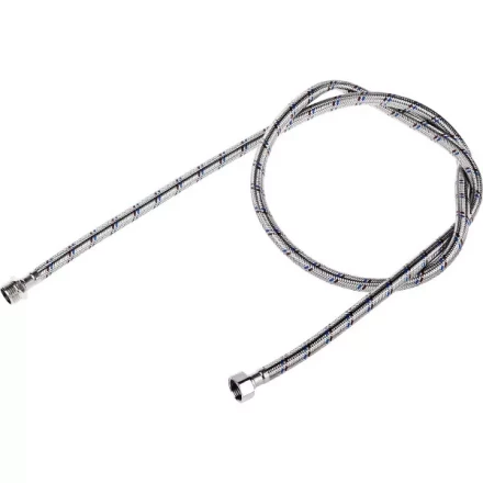 Подводка гибкая ЗУБР для воды, оплетка из нержавеющей стали, г/ш 1/2&quot; - 1,5м 51005-G/S-150 купить в Магнитогорске