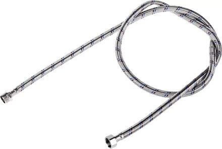 Подводка гибкая ЗУБР для воды, оплетка из нержавеющей стали, г/ш 1/2&quot; - 1,5м 51005-G/S-150 купить в Магнитогорске