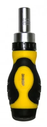 Отвертка короткая реверсивная со вставками 1/4 8 предетов Энкор 19860 купить в Магнитогорске